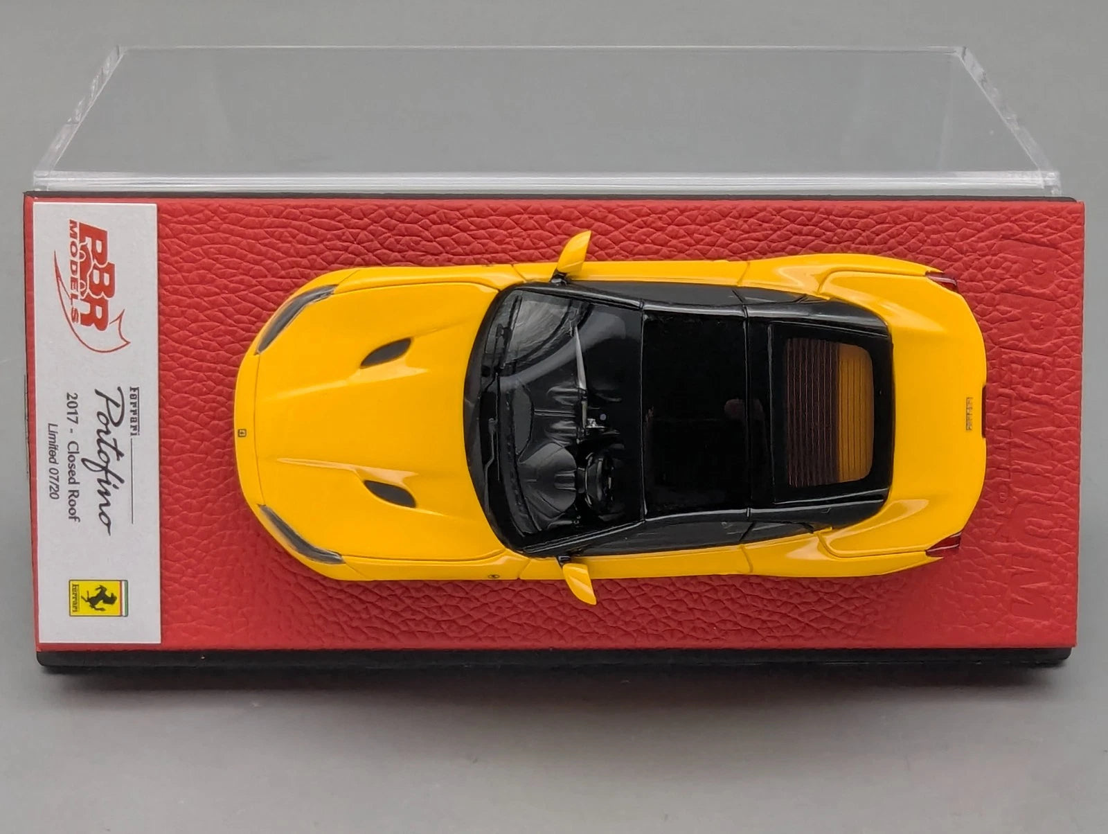 Modellautos 1:43 BBR Concept43 Ferrari Portofino 2017 Giallo Modena 07/20 OVP