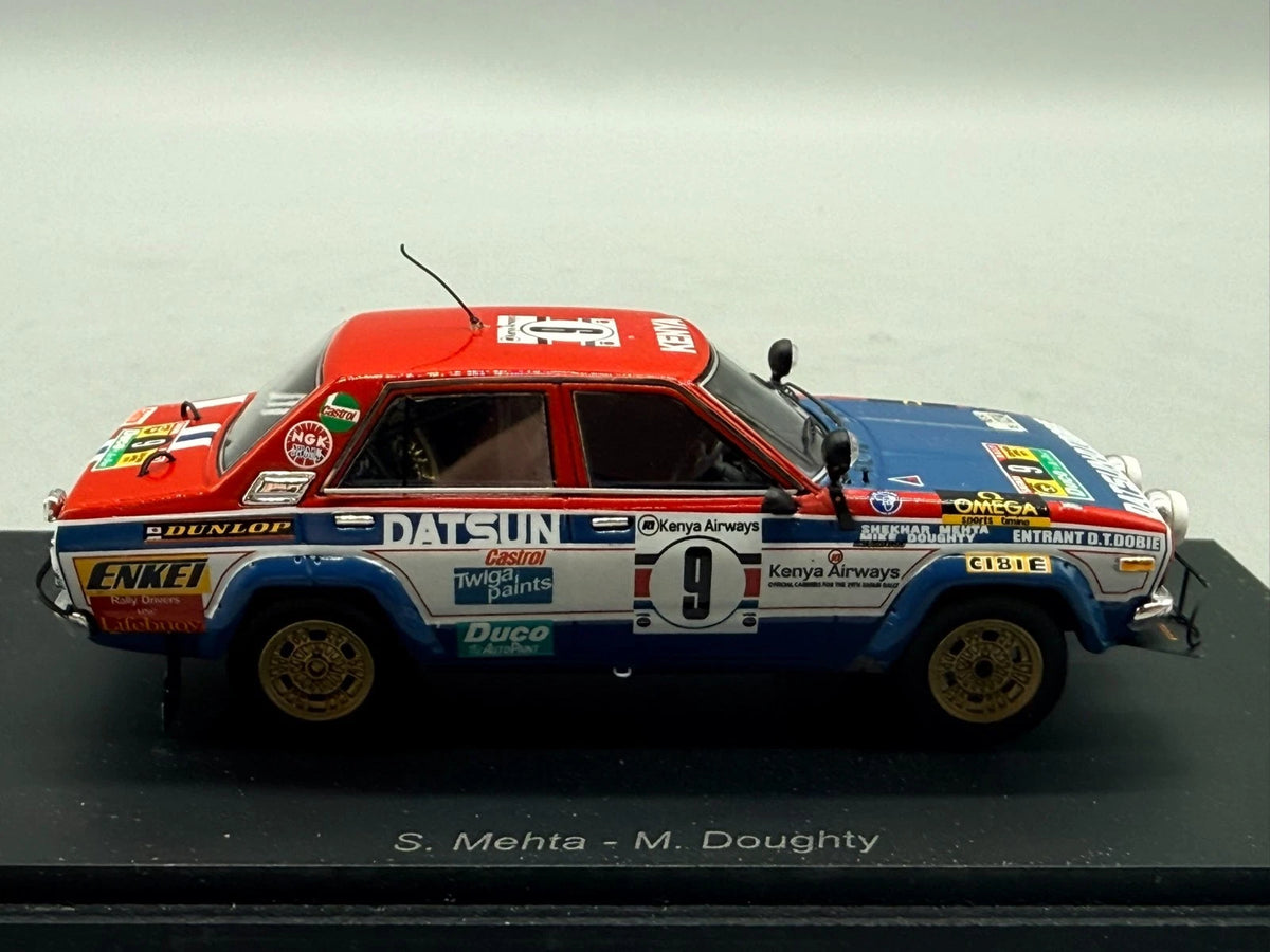 Modellautos 1:43 Spark Datsun Violet 160J GT Winner East African Safari mit OVP