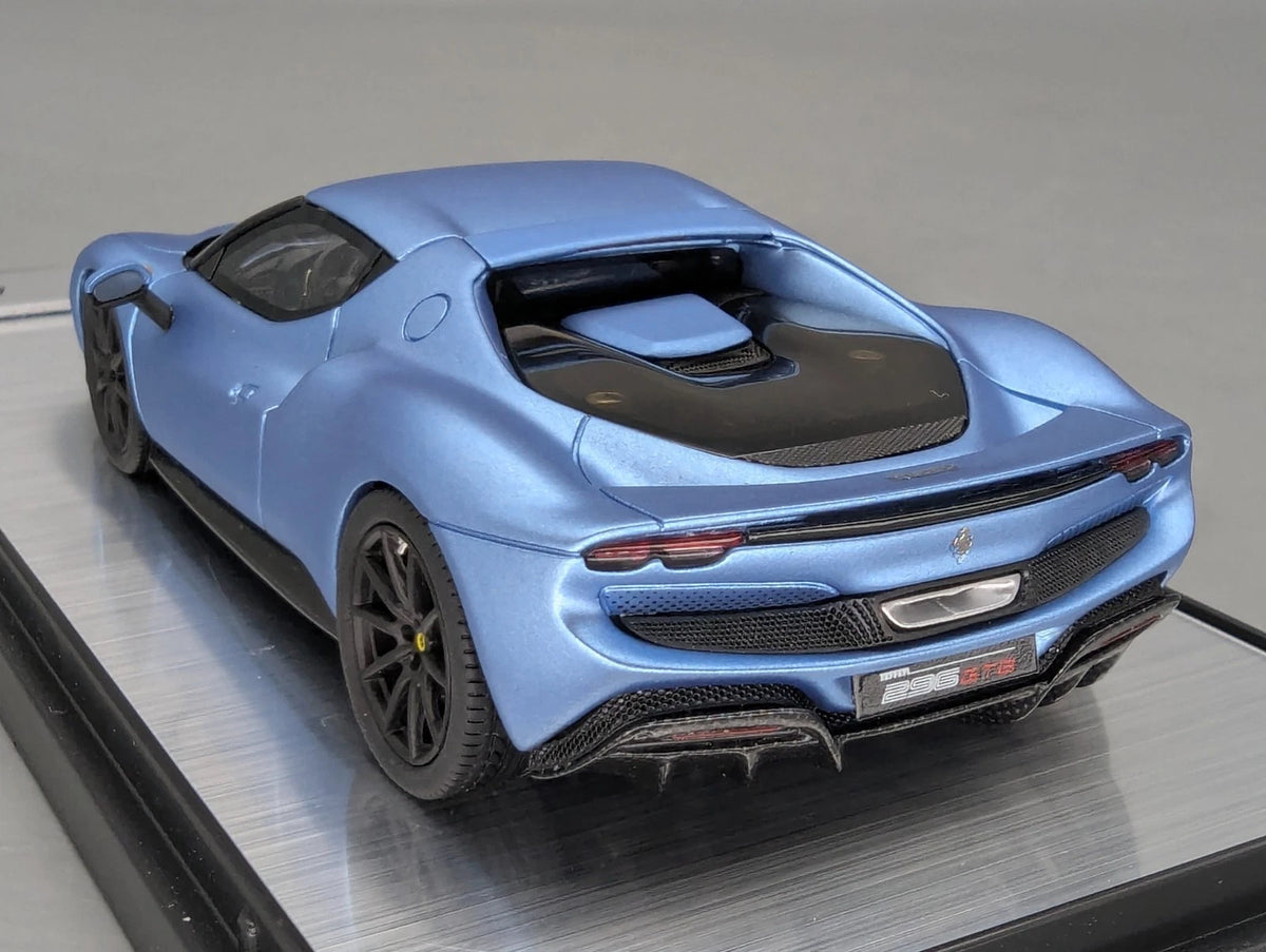Modellautos 1:43 BBR Concept43 Ferrari 296 GTB Azzurro C. Matt Ltd 09/20 mit OVP