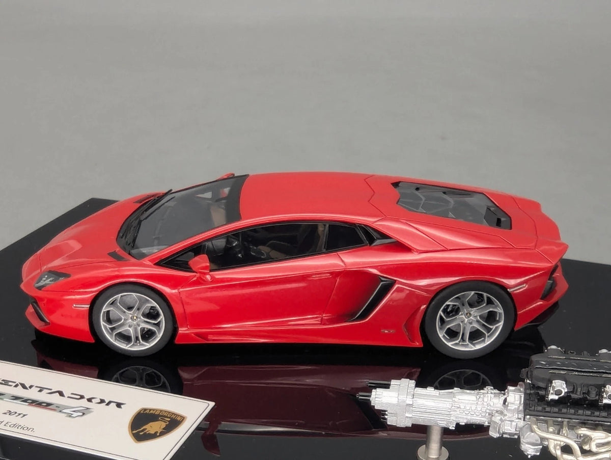 Eidolon Make Up 1:43 Lamborghini Aventador LP700-4 2011 Engine Set Rot mit OVP