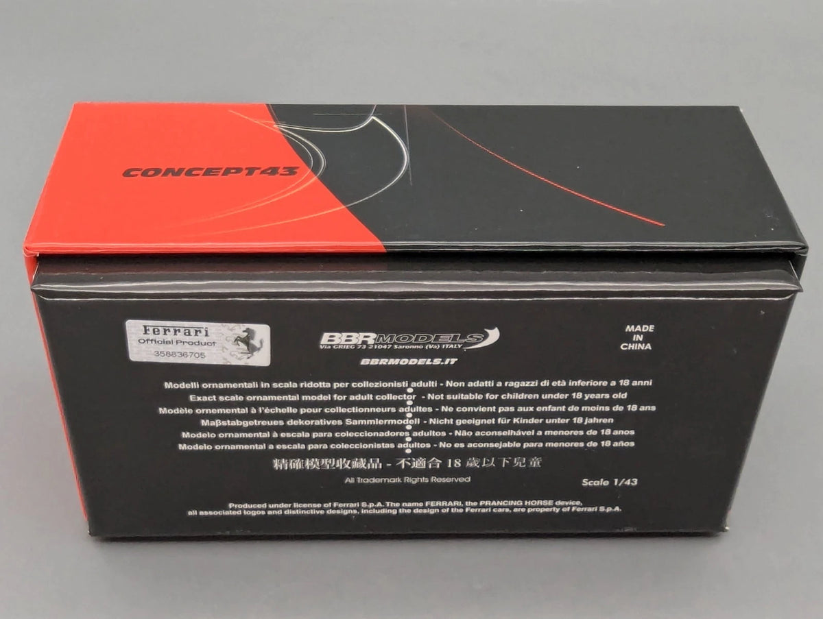 Modellautos 1:43 BBR Concept43 Ferrari 296 GTB Fiorano V. V. Matt Ltd 12/20 OVP