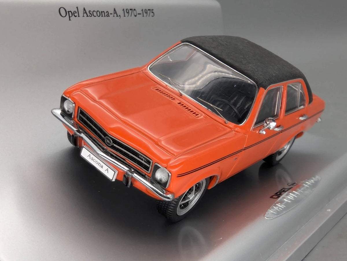 Modellautos 1:43 Ixo PCT Opel Car Collection Opel Ascona-A 1970 Dealer OVP