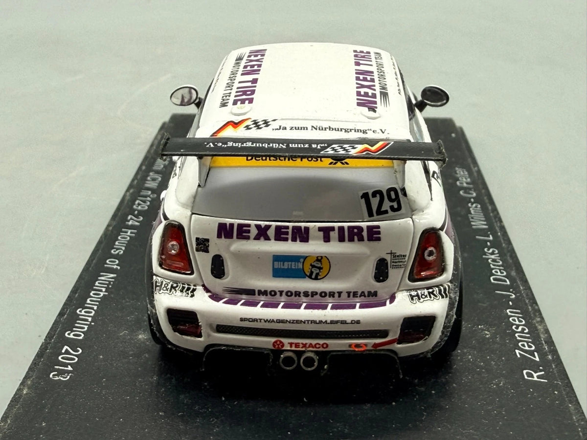 Modellautos 1:43 Spark Mini JCW #129 24h Nürburgring 2013 + OVP