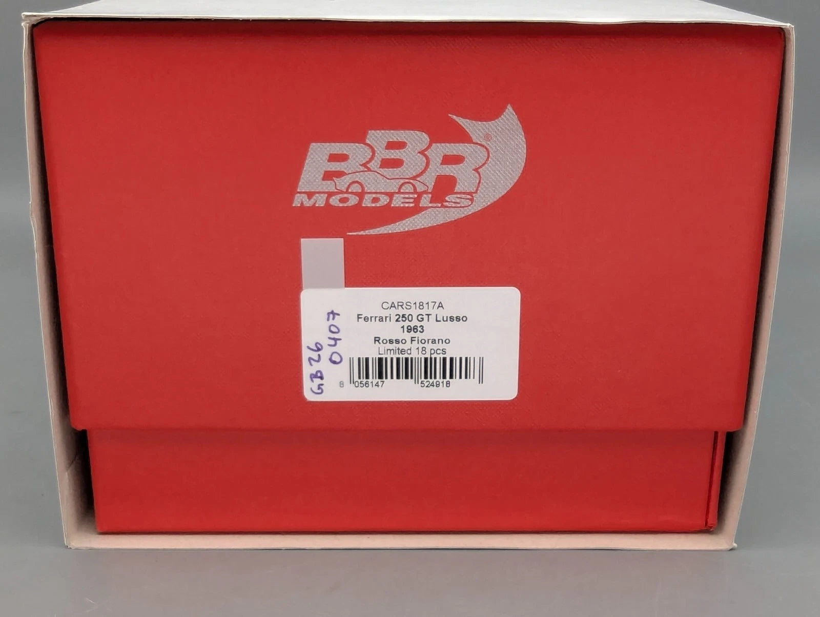 Modellautos 1:18 BBR Ferrari 250 GT Lusso S/N 4405 GT Auction 2009 Ltd 01/18 OVP
