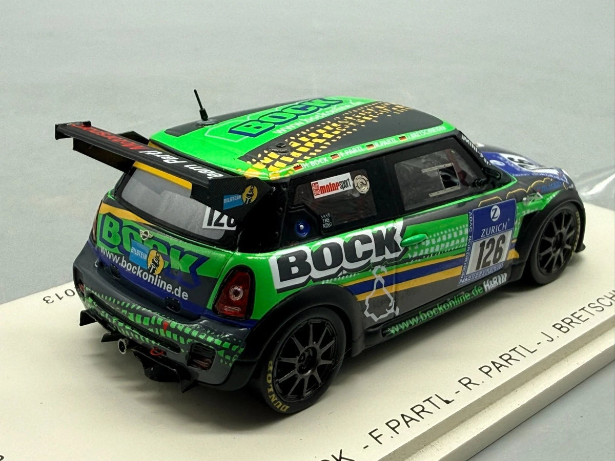 Modellautos 1:43 Spark Mini JCW #126 24h Nürburgring 2013 + OVP