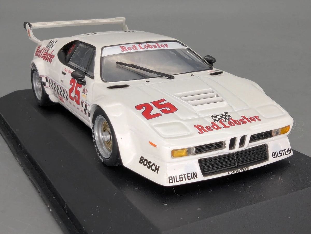 Modellautos 1:43 Minichamps BMW M1 IMSA Red Lobster 1981 1st GTO #25 mit OVP