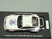 Modellautos 1:43 Spark Porsche 911 Turbo 3.3 Rallye DRM 1983 Hero Winner + OVP