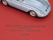 Modellautos 1:43 BBR Ferrari 250 GT Lusso Speciale 1963 S/N 4385GT Ltd 08/10 OVP