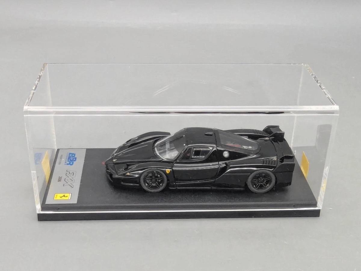 Modellautos 1:43 BBR Ferrari FXX  2006 Black mit Vitrine + OVP