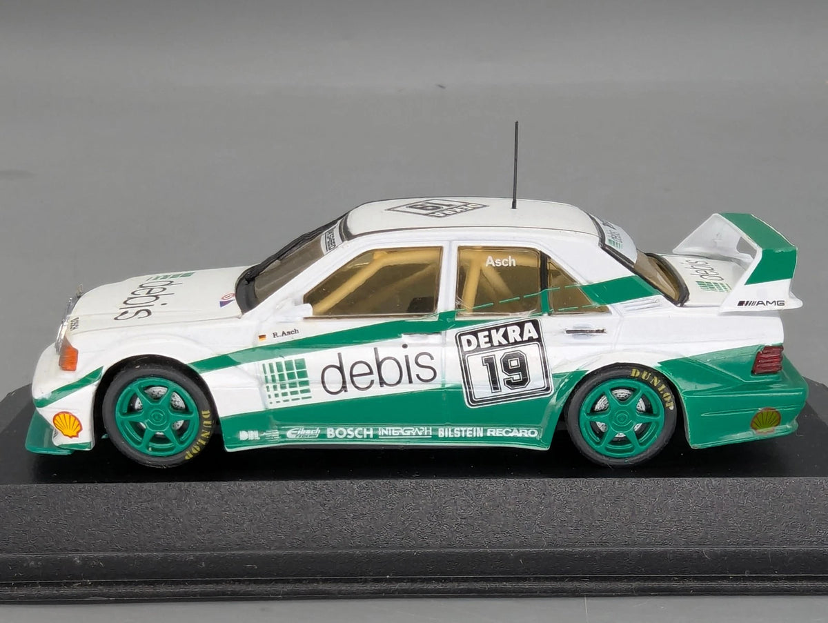 Modellautos 1:43 Minichamps Mercedes Benz 190E EVO2 1. Version 1992 #19 Asch OVP