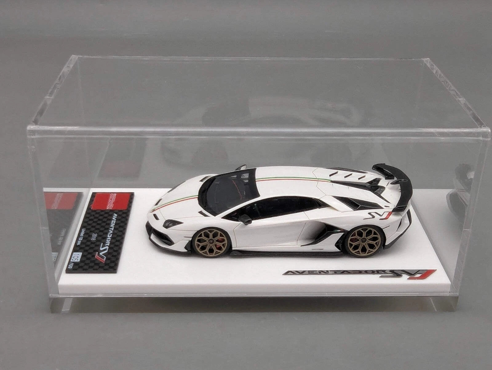 Eidolon Make Up 1:43 Lamborghini Aventador SVJ 2018 Limited 105/120 Weiß OVP