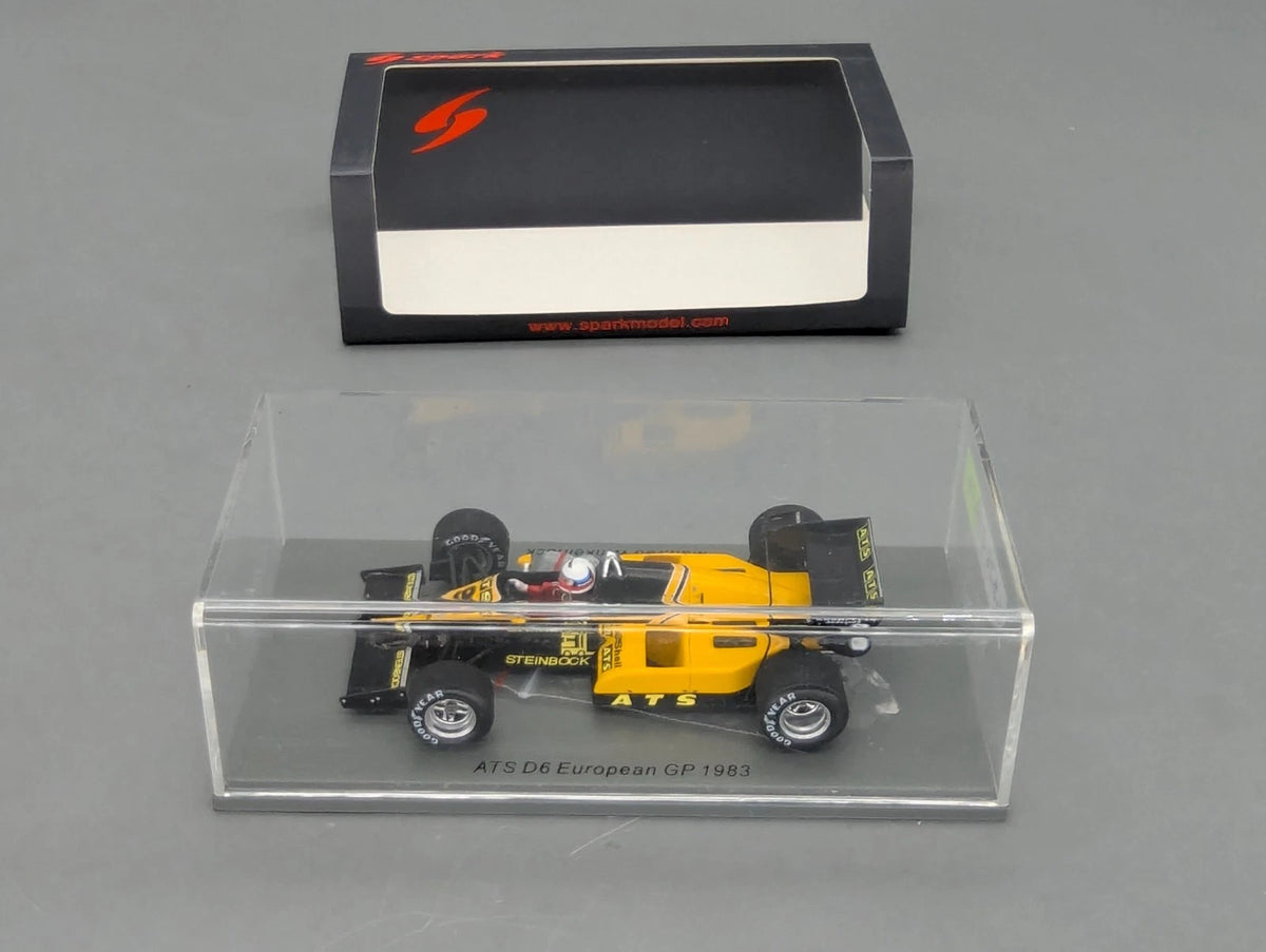 Modellautos 1:43 Spark S3922 ATS D6 European GP 1983 #9 M. Winkelhock OVP