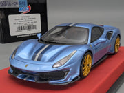 Modellautos 1:43 BBR Concept43 Ferrari 488 Pista RHD Azzurro Cali. Ltd 01/20 OVP