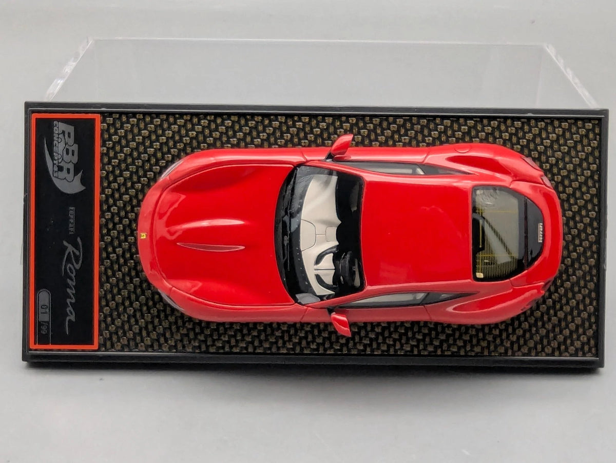 Modellautos 1:43 BBR Concept43 Ferrari Roma Rosso Corsa Met. 01/99 mit OVP