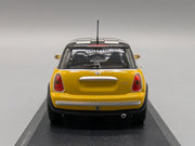 Modellautos 1:43 Minichamps Mini One 2001 Mellow Yellow Haube zum Öffnen mit OVP