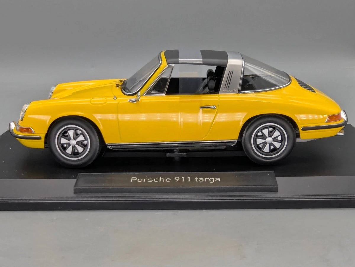 Modellautos 1:18 Norev Porsche 911 E Targa 1969 Gelb mit OVP