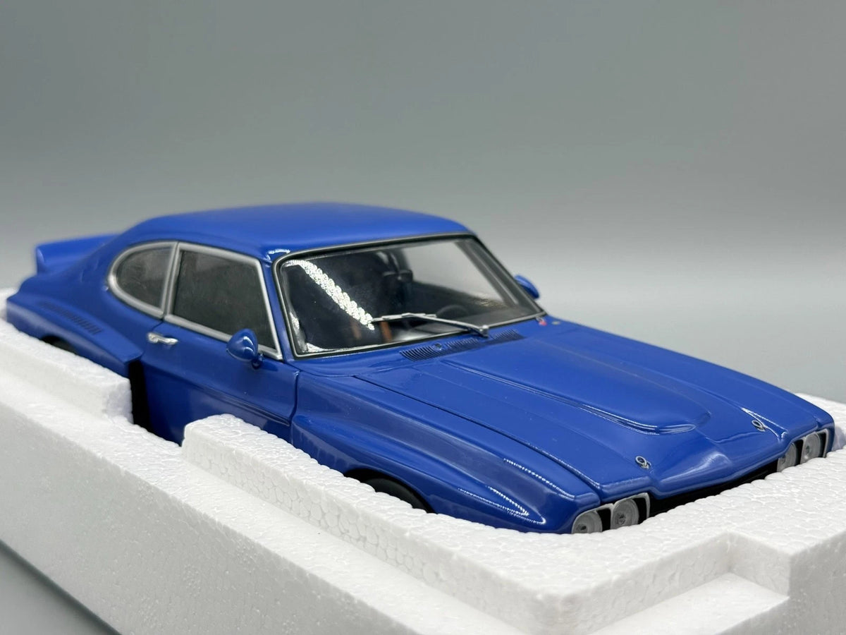 Modellautos 1:18 Minichamps Ford Capri RS 3100 1974 Blau mit OVP