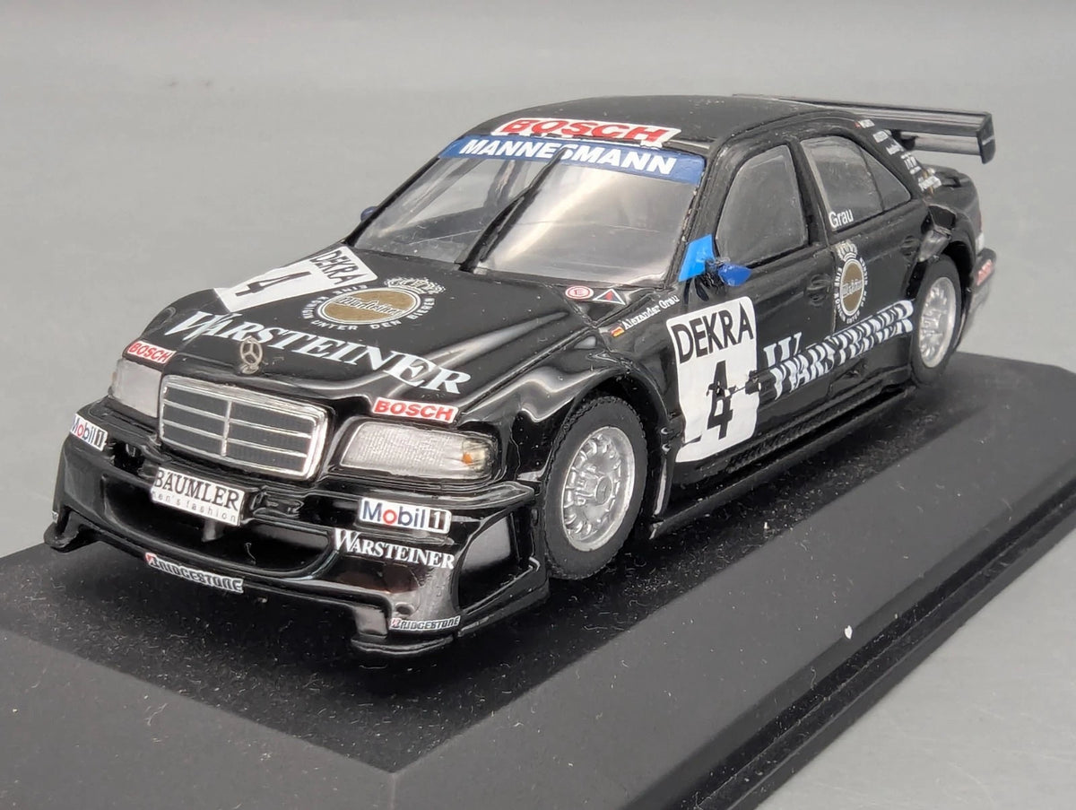 Modellautos 1:43 Minichamps Mercedes Benz C Klasse DTM 1996 #4 AMG A. Grau OVP