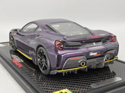 Modellautos 1:18 BBR Ferrari 488 Pista 2018 Violet Ltd 03/05 Stck in OVP