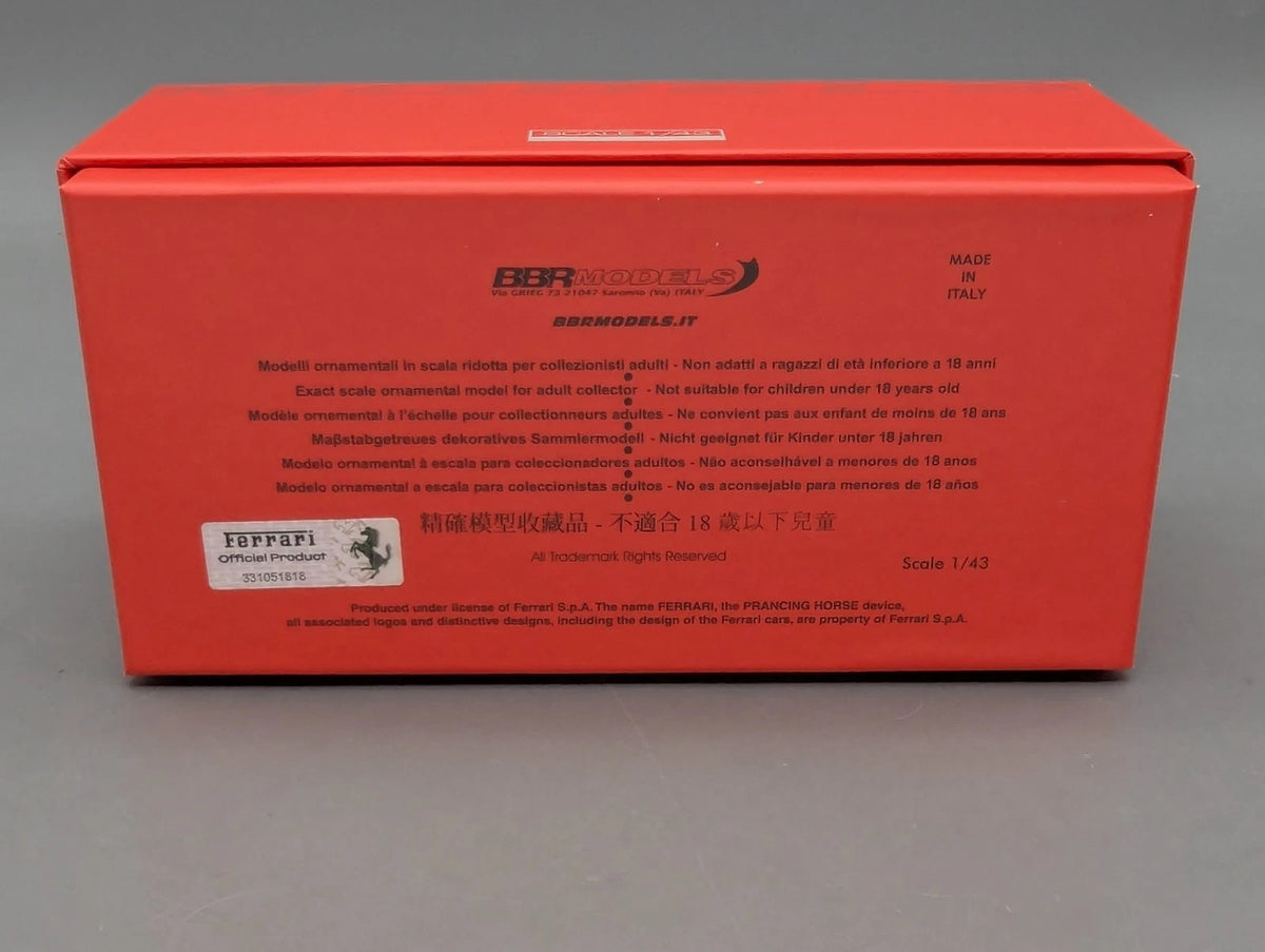 Modellautos 1:43 BBR Ferrari 365 GTS 1969 S/N 12163 Auction 2017 Ltd 01/22 OVP