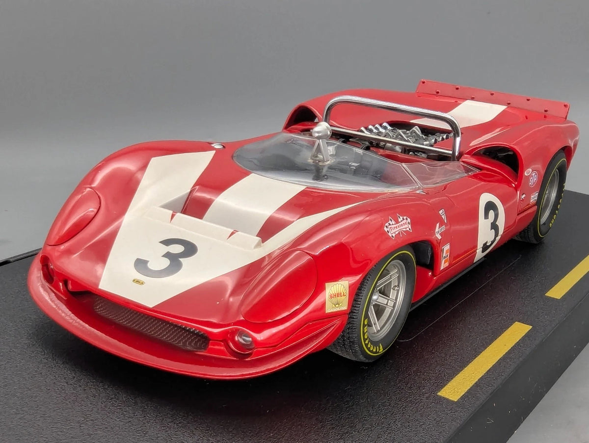 Modellautos 1:18 GMP Lola Spyder 1966 Team Surtees #3 John Surtees mit OPV