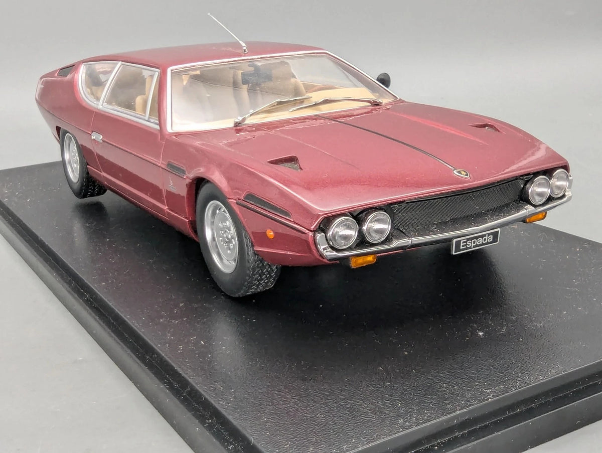Modellautos 1:18 KK-Scale Lamborghini Espada S2 1970 Rot Metallic mit OVP