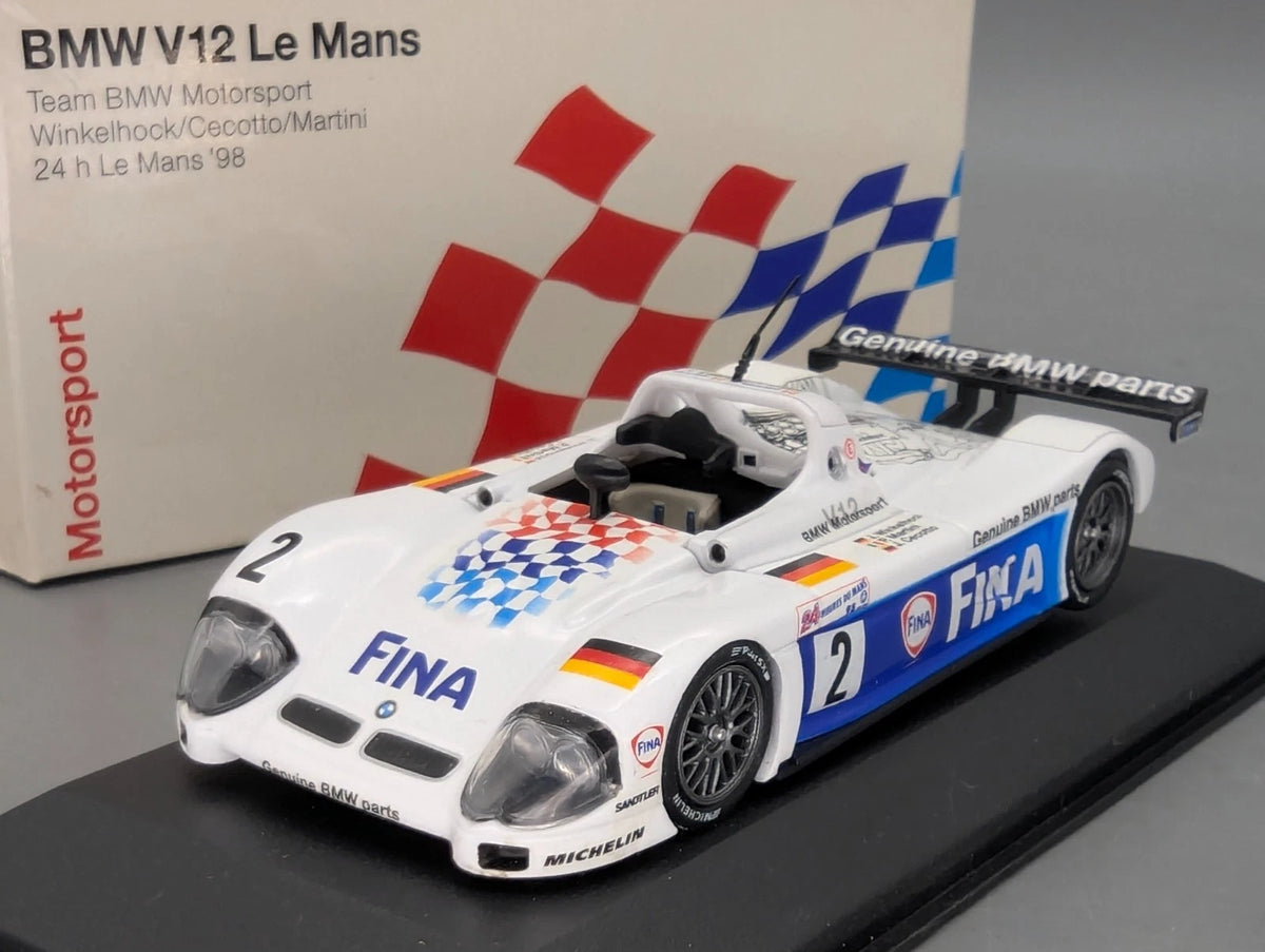 Modellautos 1:43 Minichamps BMW V12 Le Mans #2 Winkelhock Cecotto u.a Dealer OVP