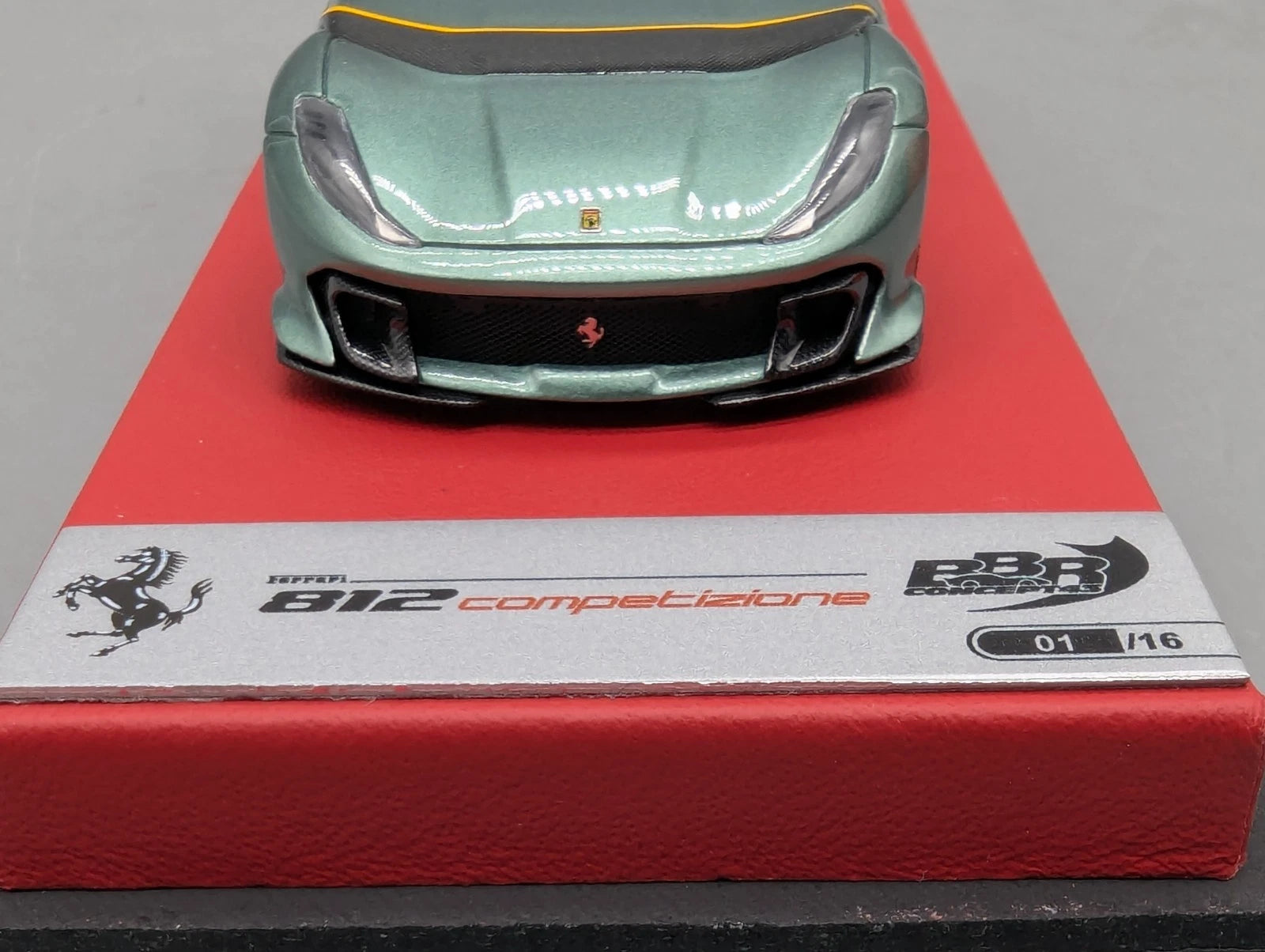Modellautos 1:43 BBR Concept43 Ferrari 812 Competizione Verde Ltd 01/16 mit OVP