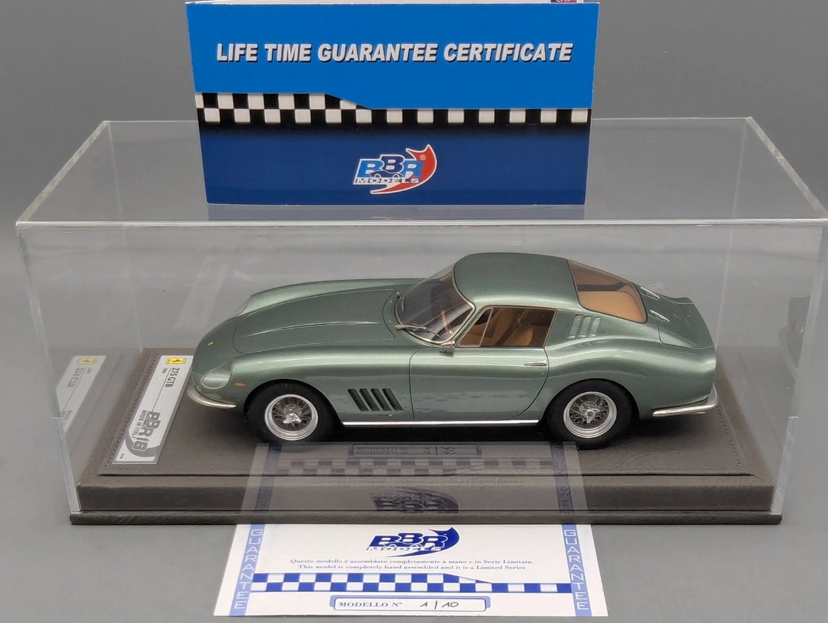 Modellautos 1:18 BBR Ferrari 275 GTB 1966 Metallic Green RGM Ltd 01/10 OVP