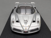 Modellautos 1:43 BBR Ferrari FXX  2006 Silber #16 Ltd 04/10 mit Vitrine und OVP