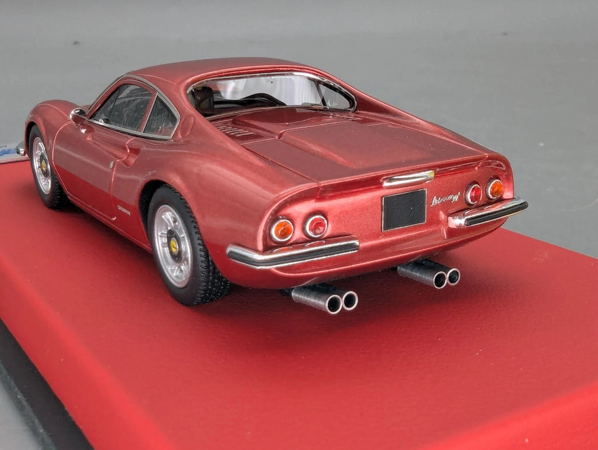 Modellautos 1:43 BBR Ferrari 246 GT Dino 1969 Auction CA 2017 07/20 mit OVP
