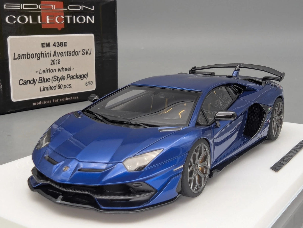 Eidolon Make Up 1:43 Lamborghini Aventador SVJ 2018 Limited 6/60 Candy Blue OVP
