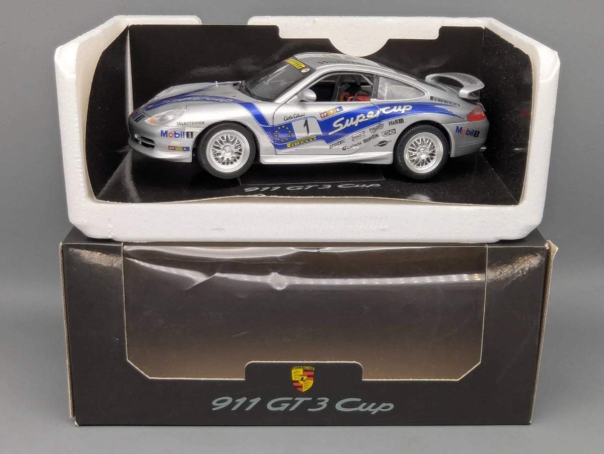 Modellautos 1:18 Bburago Porsche 911 GT3 Cup #1 mit WAP Dealer OVP