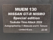 Eidolon Make Up 1:43 Nissan GT-R Nismo Tsukuba Time Attack 2024 Signiert OVP