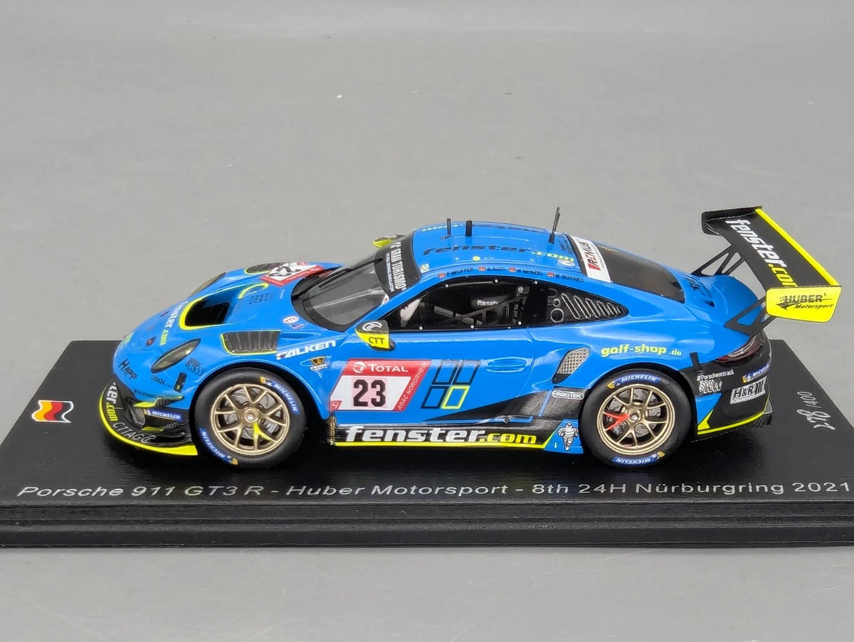 Modellautos 1:43 Spark SG757 Porsche 911 GT3 R 24h Nürburgring 2021  #23 OVP