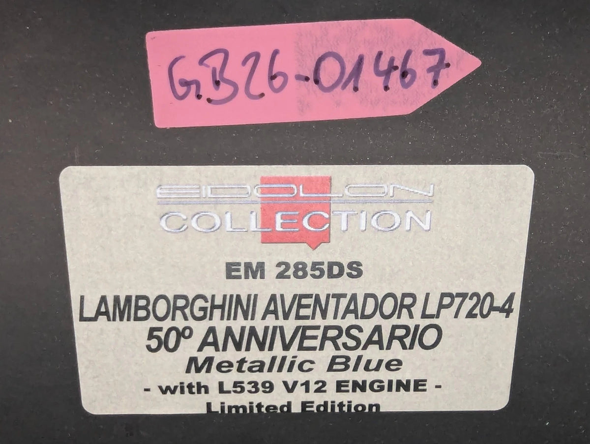 Eidolon Make Up 1:43 Lamborghini Aventador LP720-4 50. Annivers. Engine Set OVP