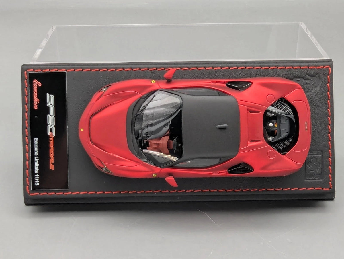 Modellautos 1:43 BBR Executive Calsito Ferrari SF90 Stradale M Red Ltd 11/15 OVP