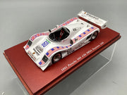 Modellautos 1:43 TrueScale TSM Porsche 966 IMSA Daytona 1991 mit Vitrine