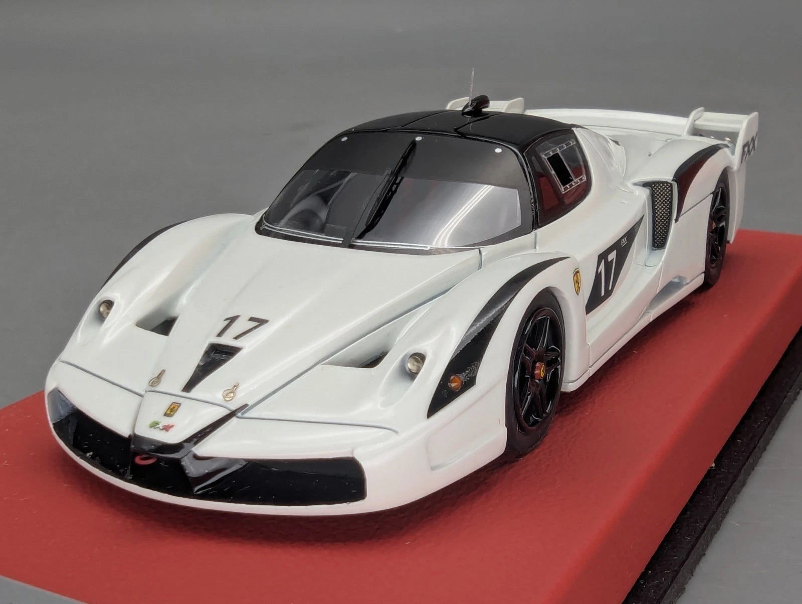 Modellautos 1:43 BBR CALSITO Ferrari FXX Evoluzione #17 Weiß 25/25 OVP