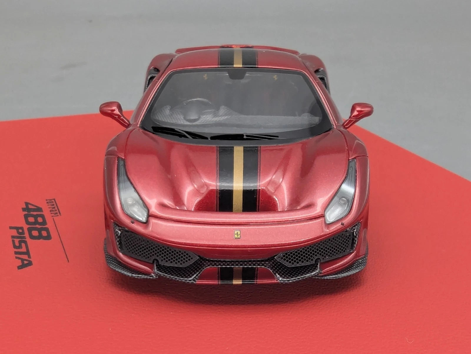 Modellautos 1:43 BBR Ferrari 488 Pista RHD 2020 Romans Inter. 2021 01/05 mit OVP