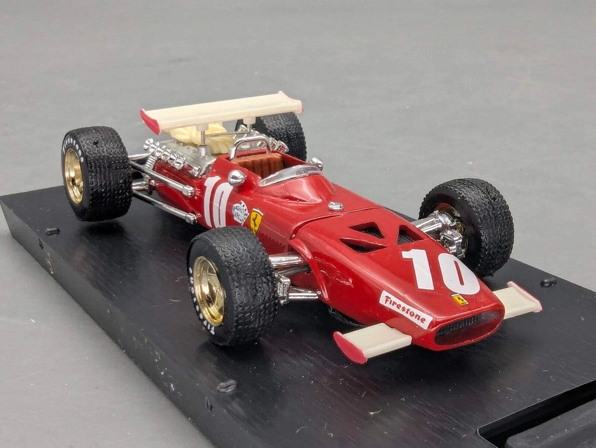 Modellautos 1:43 Brumm Ferrari 312 F.1  GP Italia 1969 #10 Pedro Rodriguez OVP