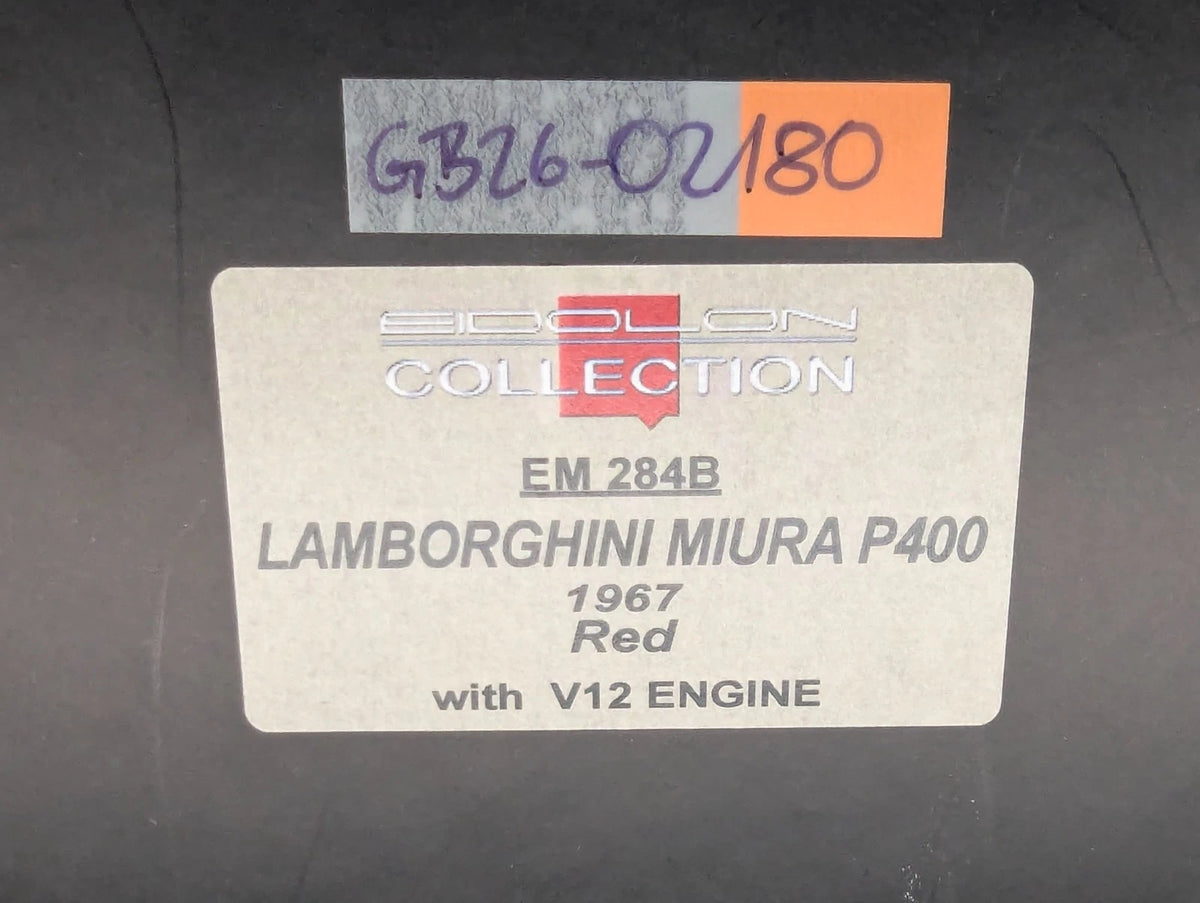 Eidolon Make Up 1:43 Lamborghini Miura P400 1967 Red Engine Set mit OVP