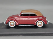 Modellautos 1:43 Minichamps Volkswagen VW Käfer Cabriolet Softtop 1200 1951 OVP