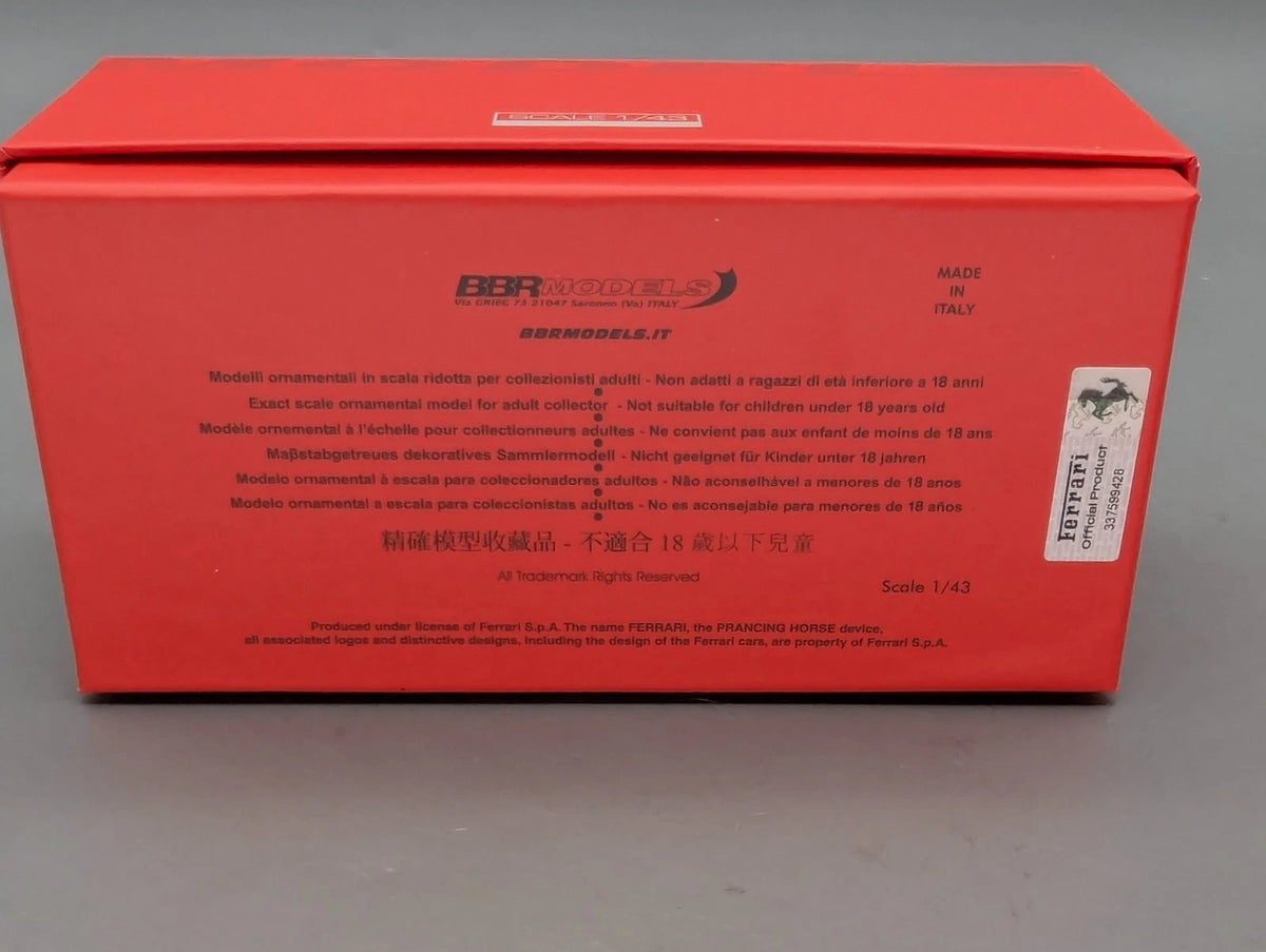 Modellautos 1:43 BBR Ferrari 365 GTS 1969 S/N 12453 Larry Page  Ltd 01/20 OVP
