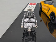 Eidolon Make Up 1:43 Lamborghini Aventador LP760-2 Engine Set Oakley Gelb OVP