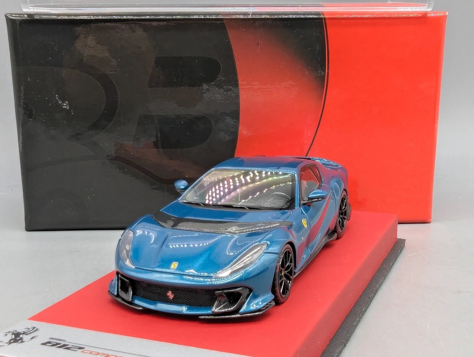 Modellautos 1:43 BBR Concept43 Ferrari 812 Competizione Blu Capri Ltd 01/15 OVP