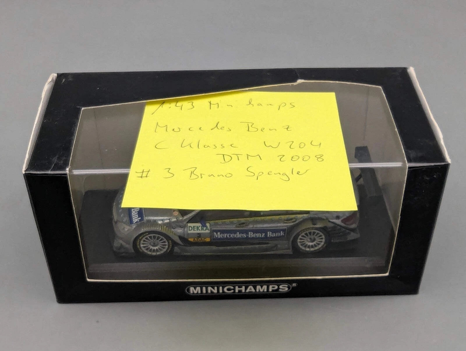 Modellautos 1:43 Minichamps Mercedes Benz C-Klasse DTM 2008 #3 B. Spengler OVP