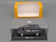 Modellautos 1:43 Minichamps Opel Astra Blau Grau Metallic mit Dealer OVP