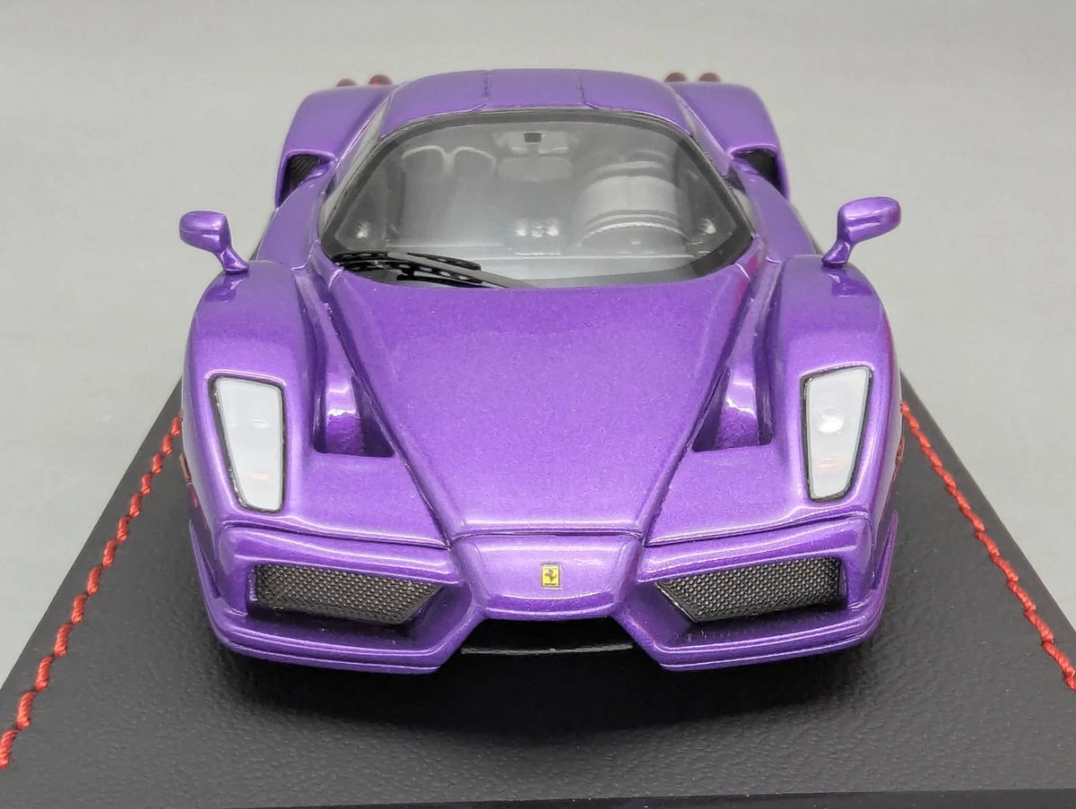 Modellautos 1:43 BBR Deluxe Calsito Ferrari Enzo Mica Violet Gloss Ltd 24/35 OVP