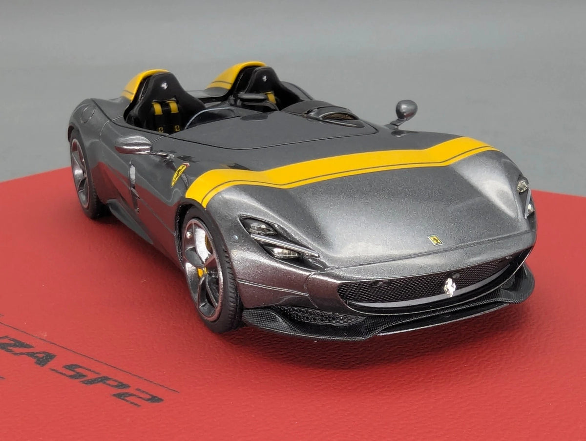 Modellautos 1:43 BBR  Ferrari Monza SP2 Metallic Silver Ltd 01/05 OVP